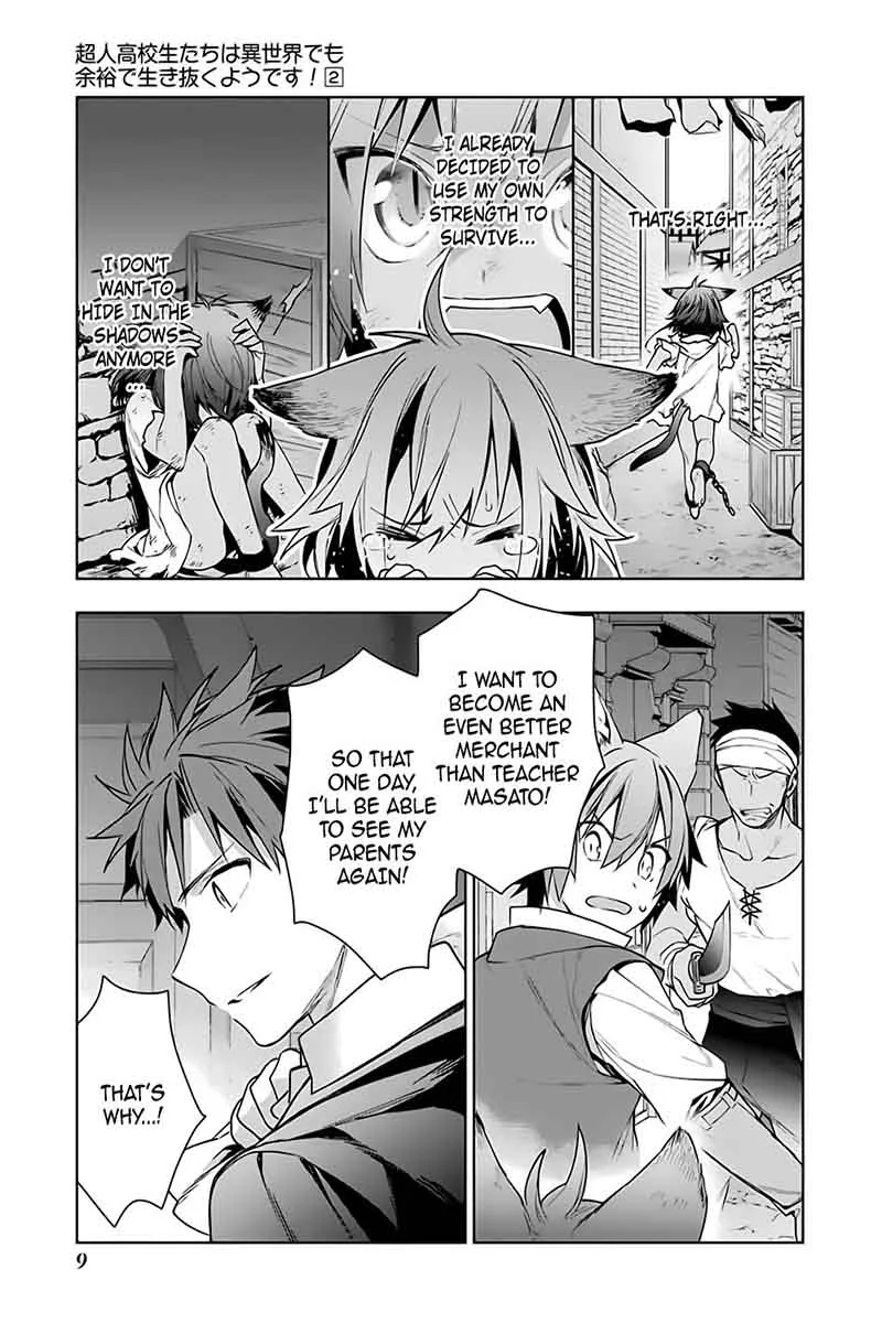 Choujin Koukousei-tachi wa Isekai demo Yoyuu de Ikinuku you desu! Chapter 9 page 7
