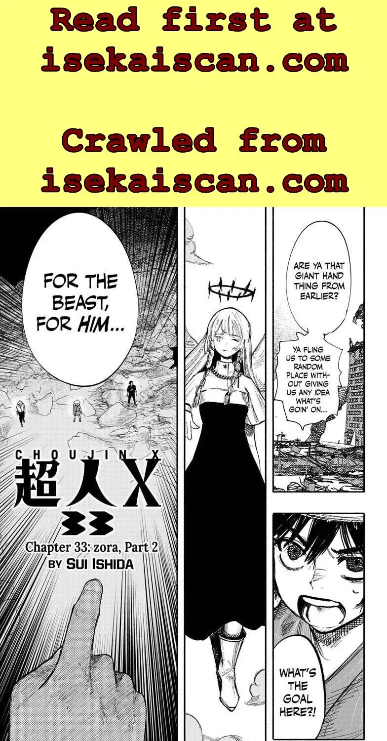 Choujin X Chapter 33.2 page 1