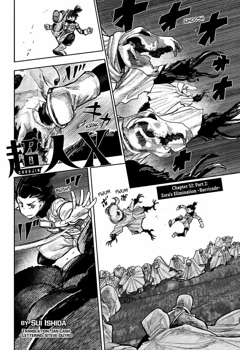 Choujin X Chapter 52.2 page 1
