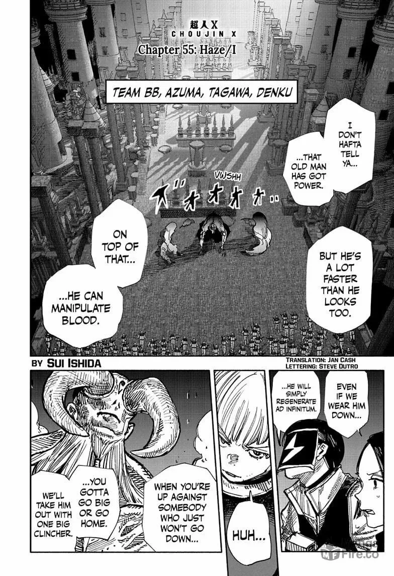 Choujin X Chapter 55 page 3