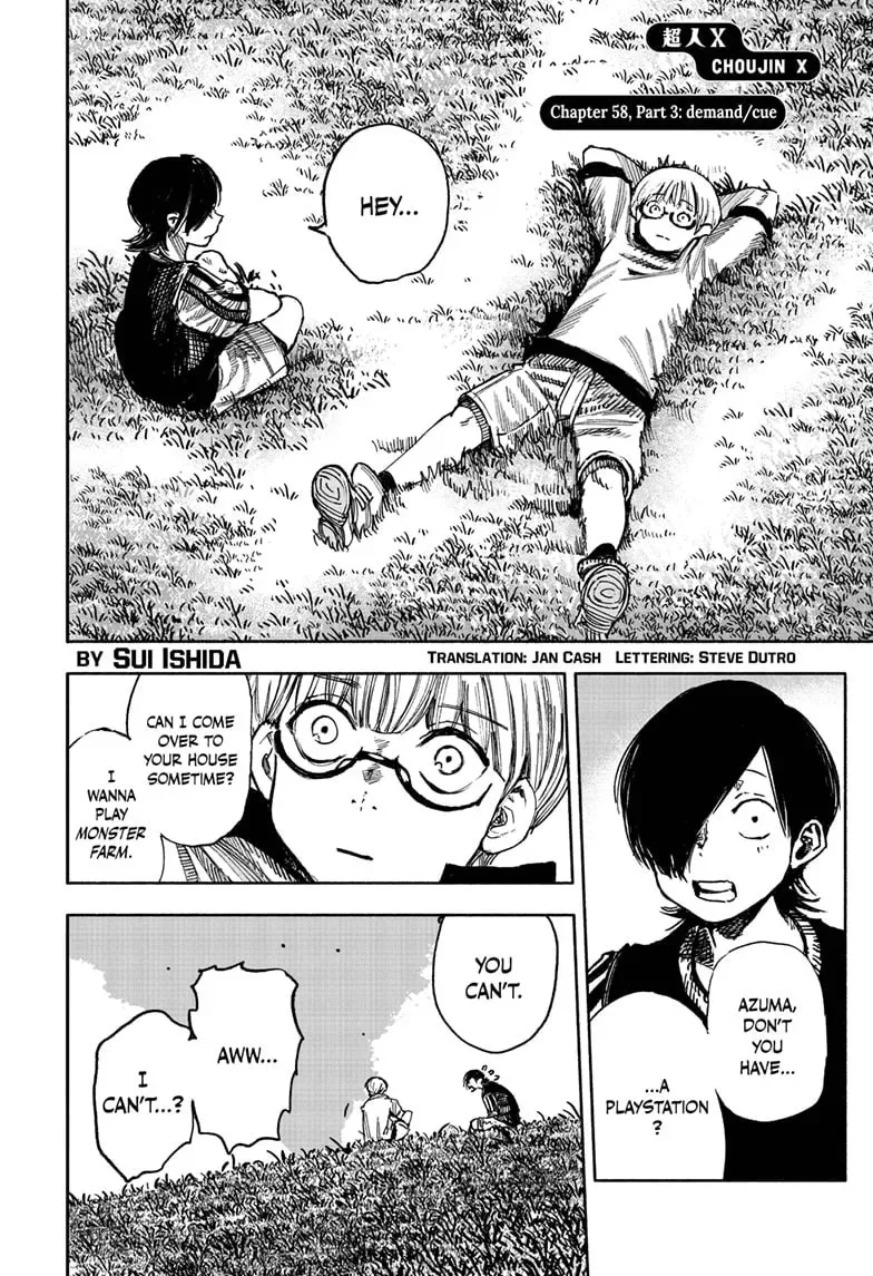 Choujin X Chapter 58.3 page 1