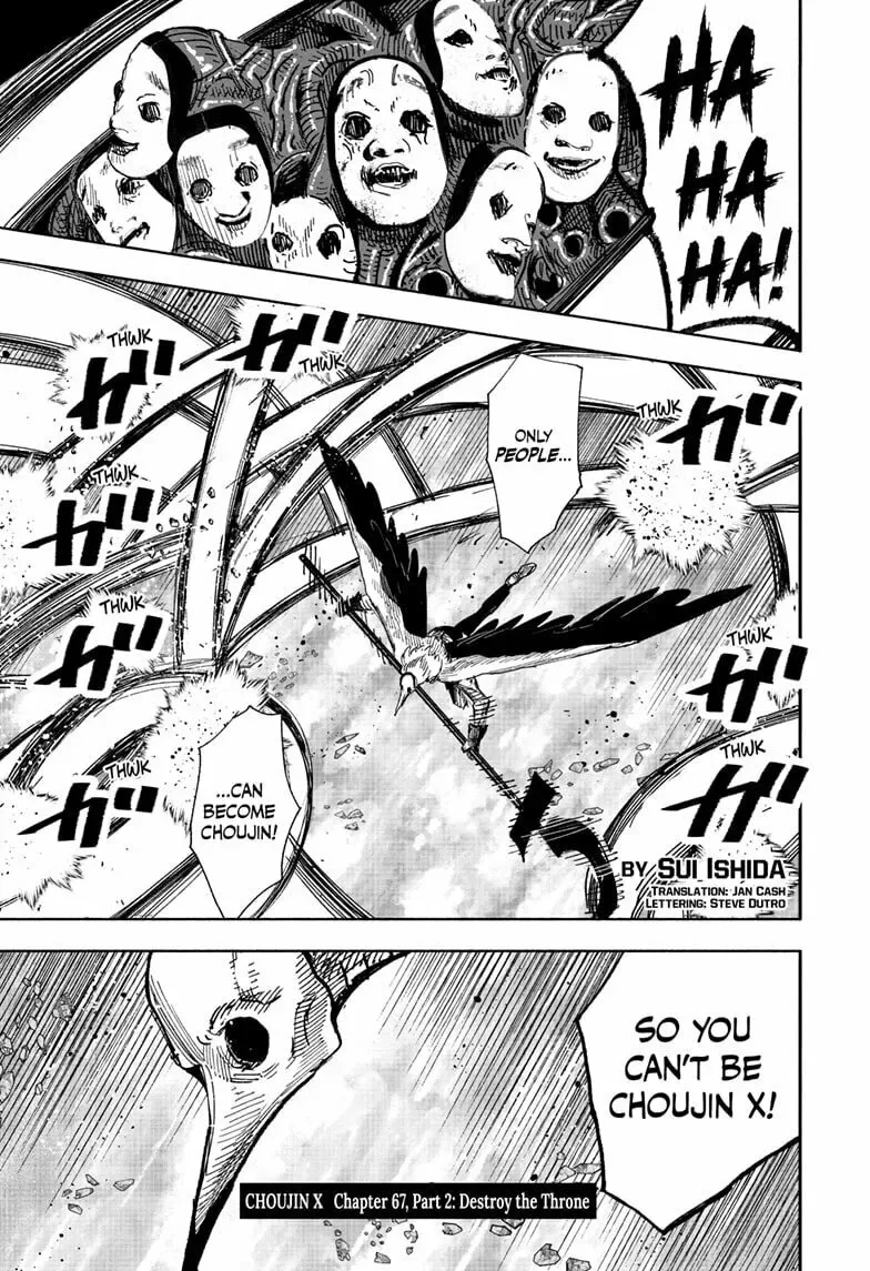 Choujin X Chapter 67.2 page 1