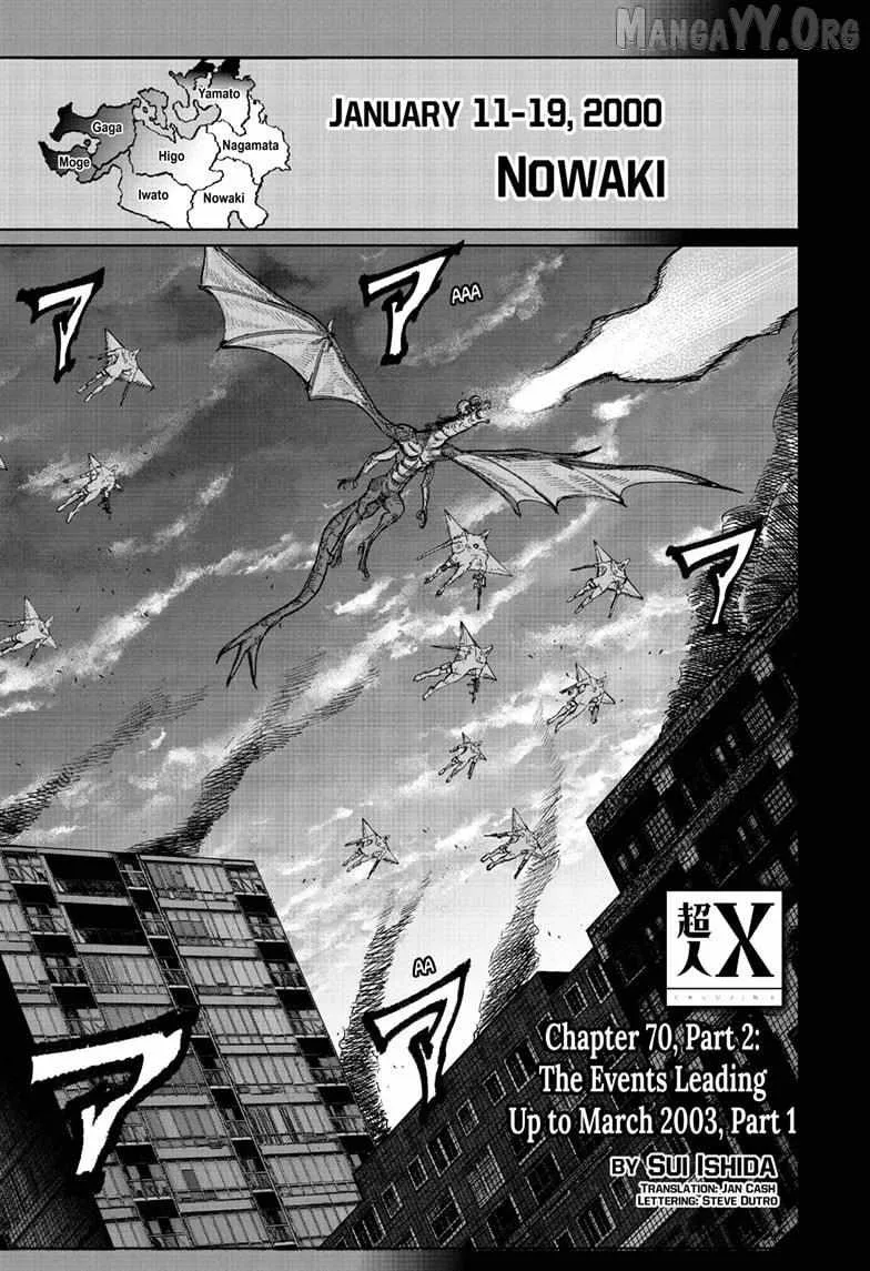 Choujin X Chapter 70.2 page 1