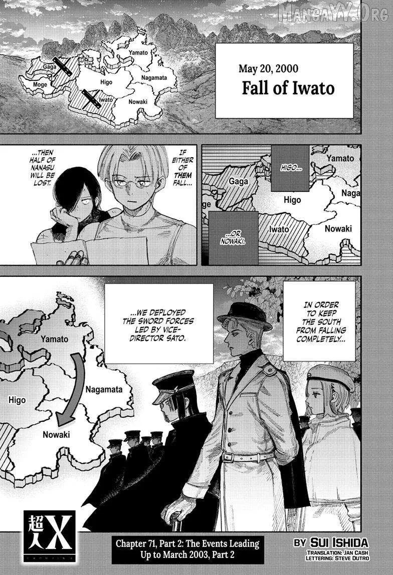 Choujin X Chapter 71.2 page 1