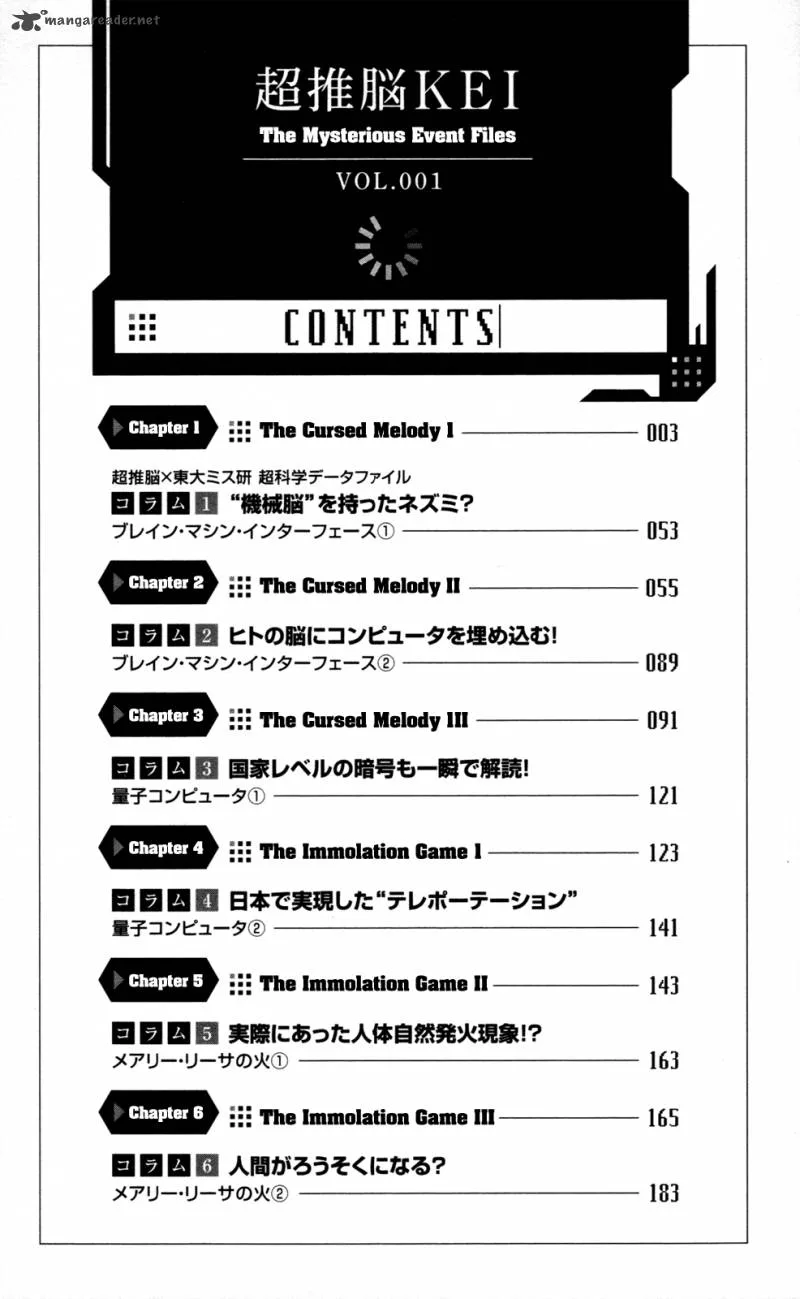 Chousuinou Kei - Makafushigi Jiken File Chapter 1 page 6