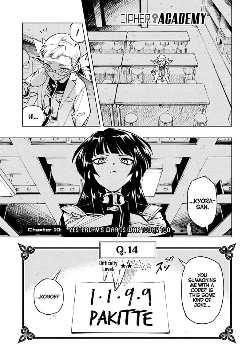 Cipher Academy Chapter 10 page 1