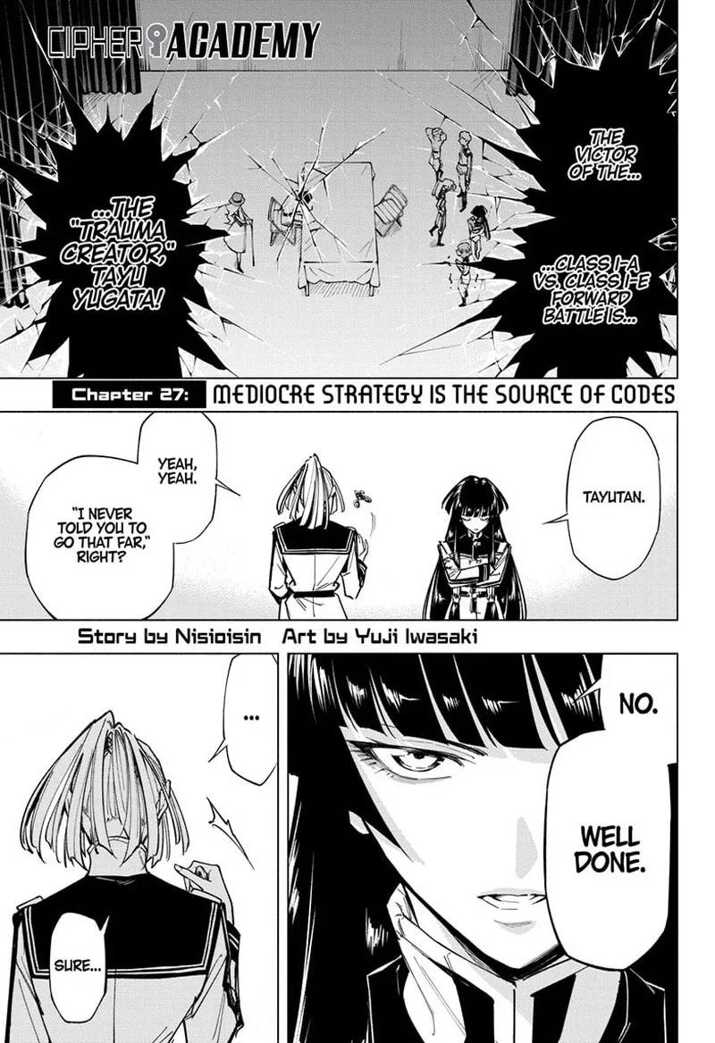 Cipher Academy Chapter 27 page 1