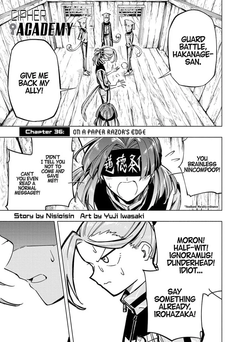 Cipher Academy Chapter 36 page 1