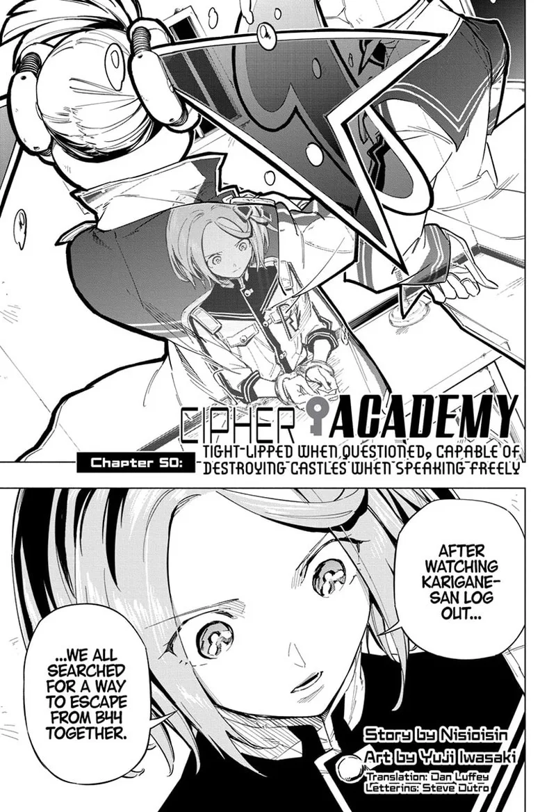 Cipher Academy Chapter 50 page 1