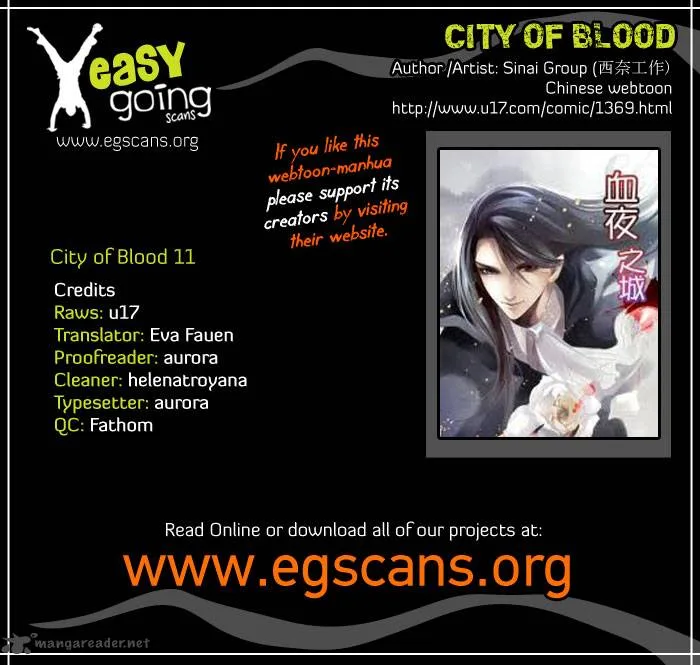 City of Blood Chapter 11 page 1