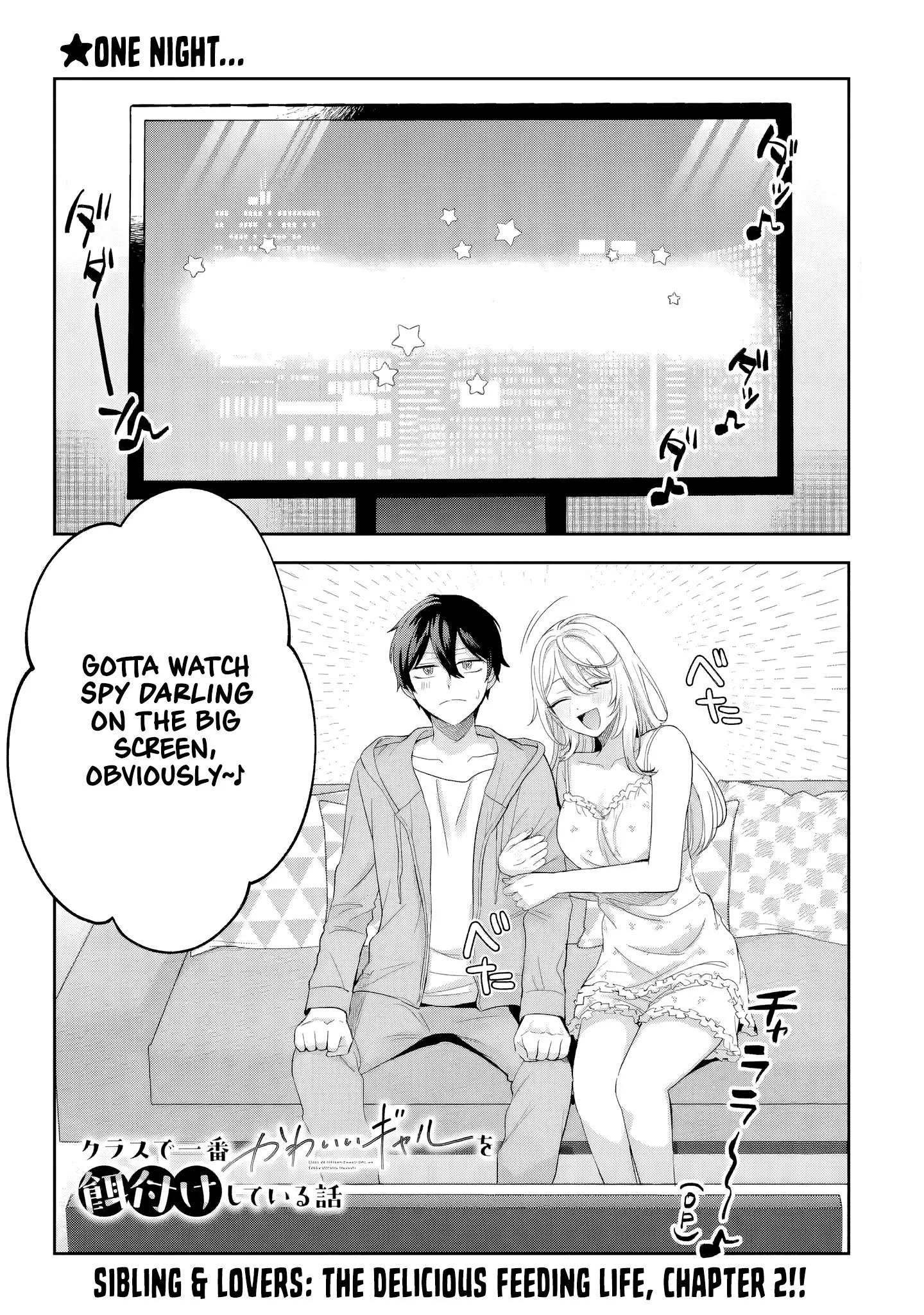 Class de Ichiban Kawaii Gal wo Ezuke Shiteiru Hanashi Chapter 2 page 1