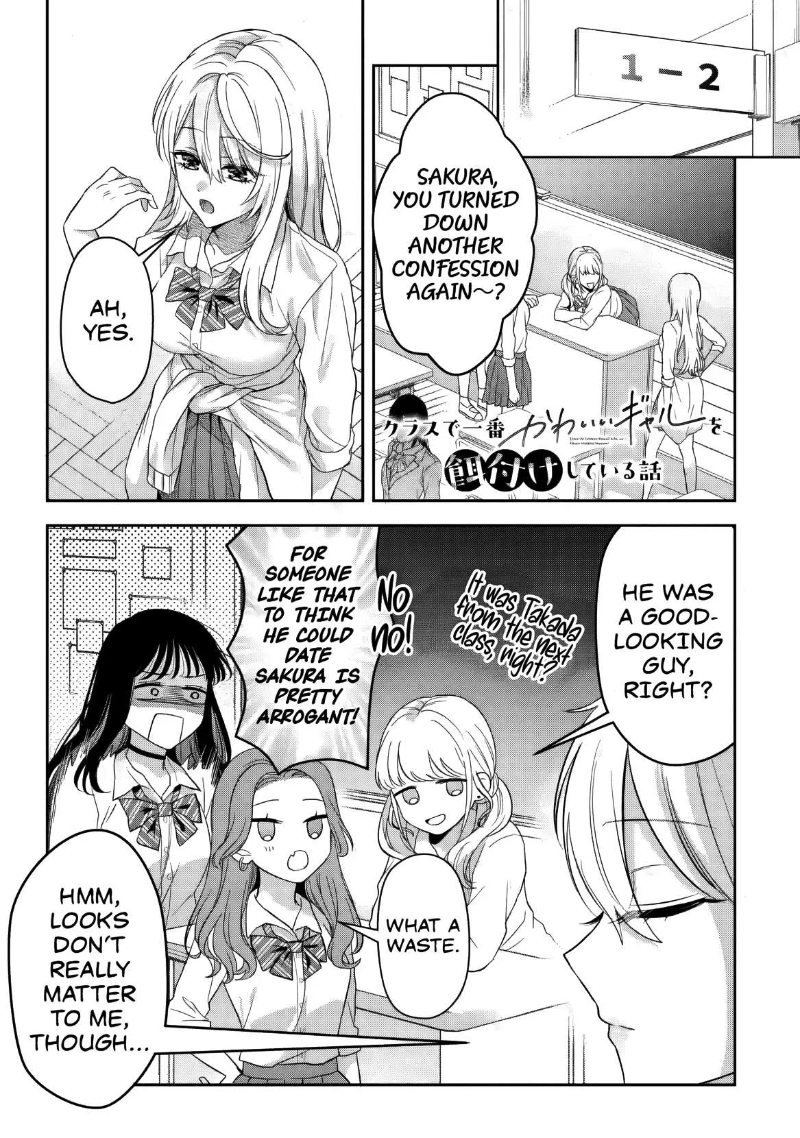 Class de Ichiban Kawaii Gal wo Ezuke Shiteiru Hanashi Chapter 7 page 2