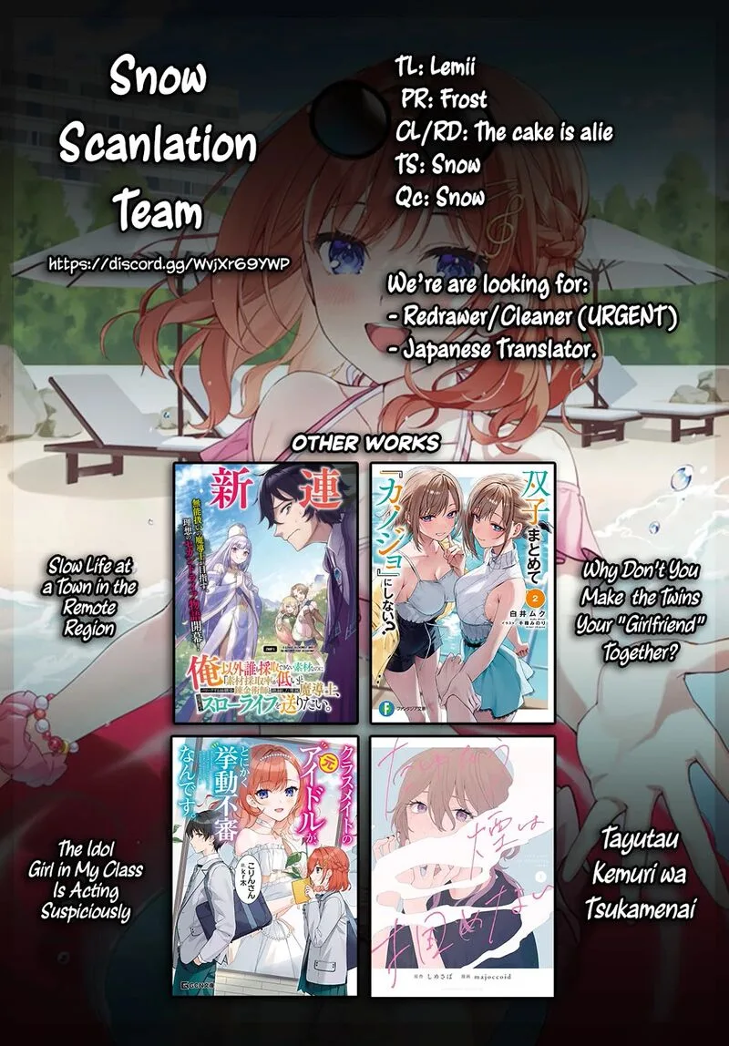 Classmate no Moto Idol ga, Tonikaku Kyodou Fushin Nan desu Chapter 12 page 34