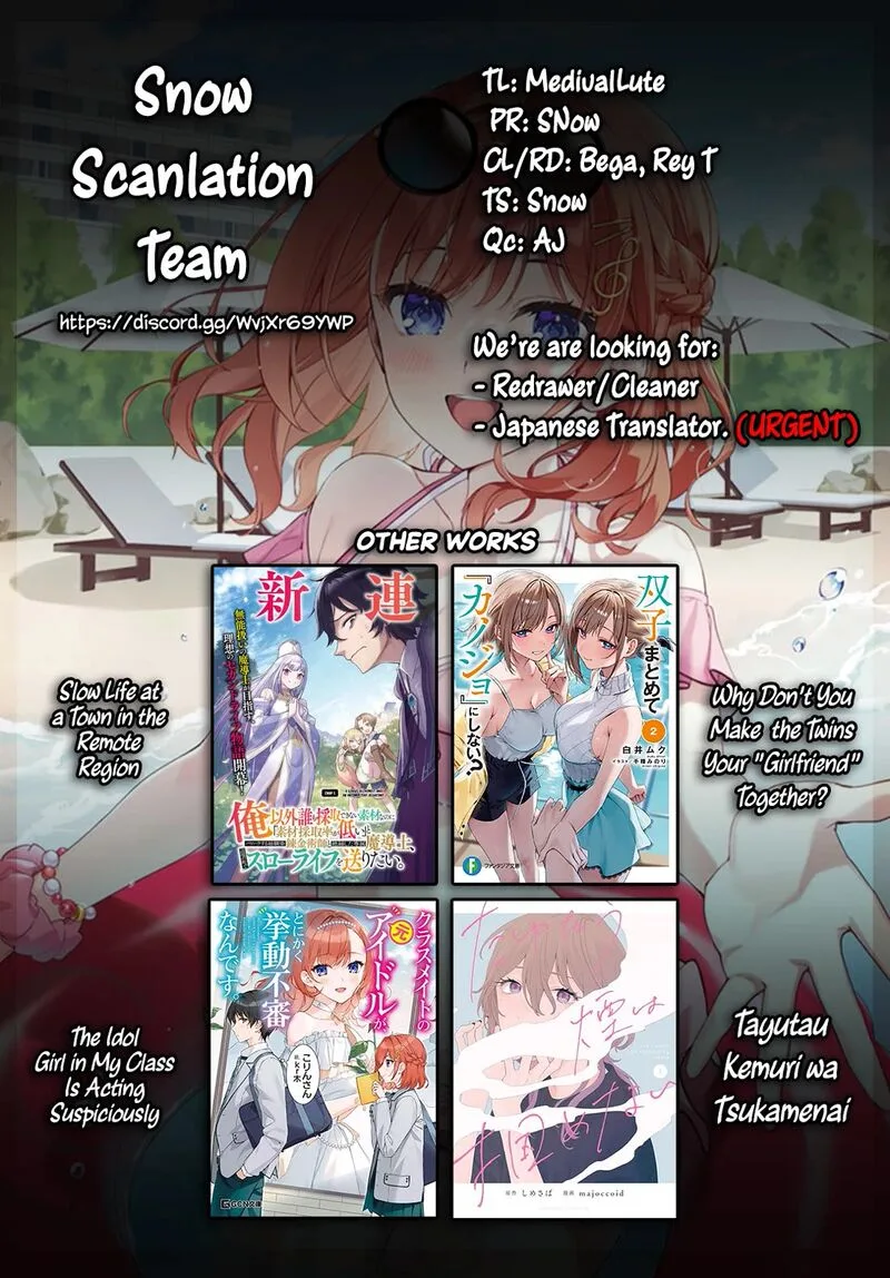 Classmate no Moto Idol ga, Tonikaku Kyodou Fushin Nan desu Chapter 14 page 34