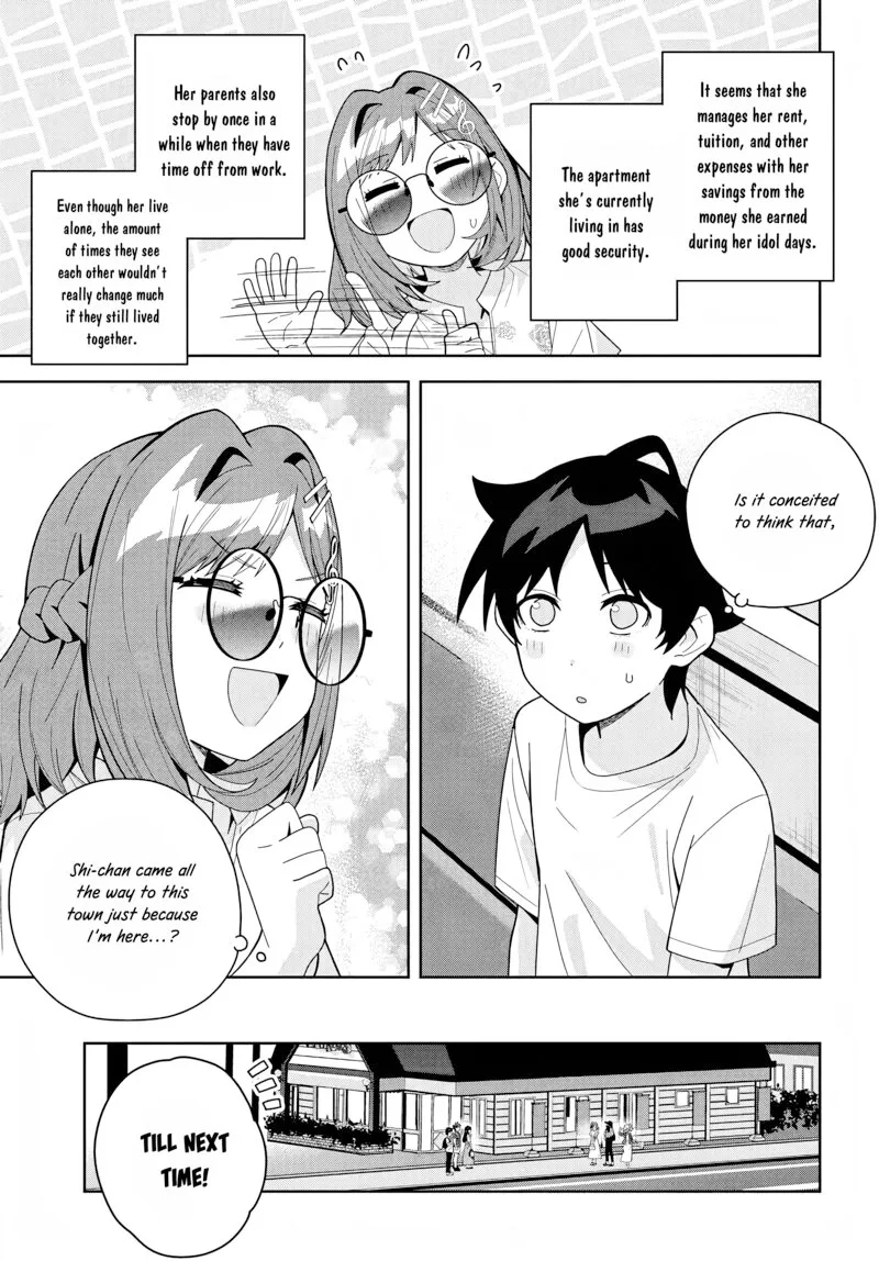 Classmate no Moto Idol ga, Tonikaku Kyodou Fushin Nan desu Chapter 18 page 22