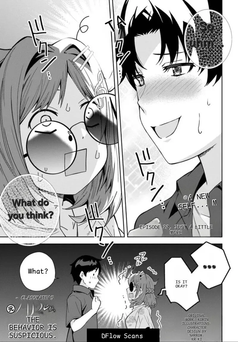 Classmate no Moto Idol ga, Tonikaku Kyodou Fushin Nan desu Chapter 20 page 1