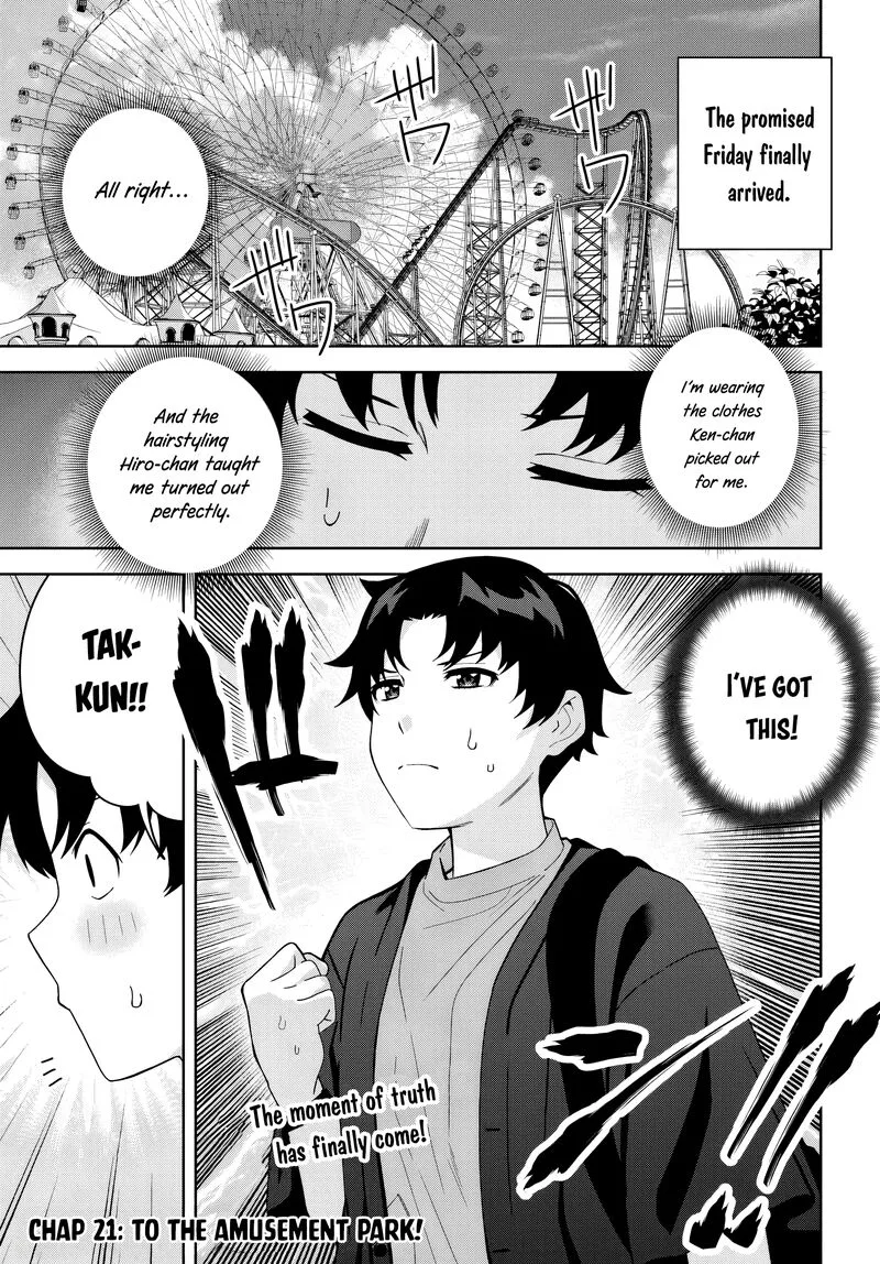 Classmate no Moto Idol ga, Tonikaku Kyodou Fushin Nan desu Chapter 21 page 1