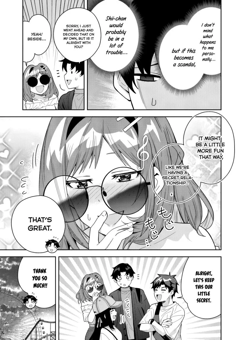 Classmate no Moto Idol ga, Tonikaku Kyodou Fushin Nan desu Chapter 22 page 28