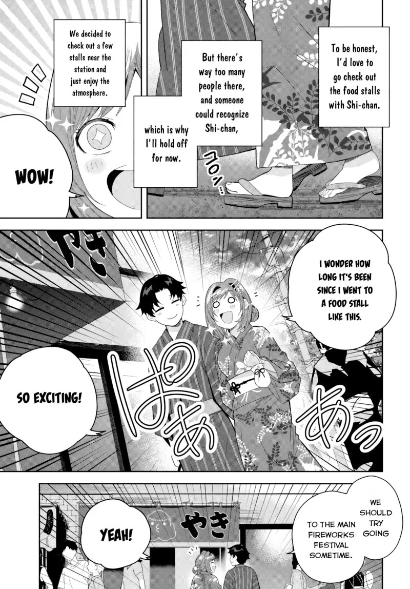Classmate no Moto Idol ga, Tonikaku Kyodou Fushin Nan desu Chapter 23 page 7