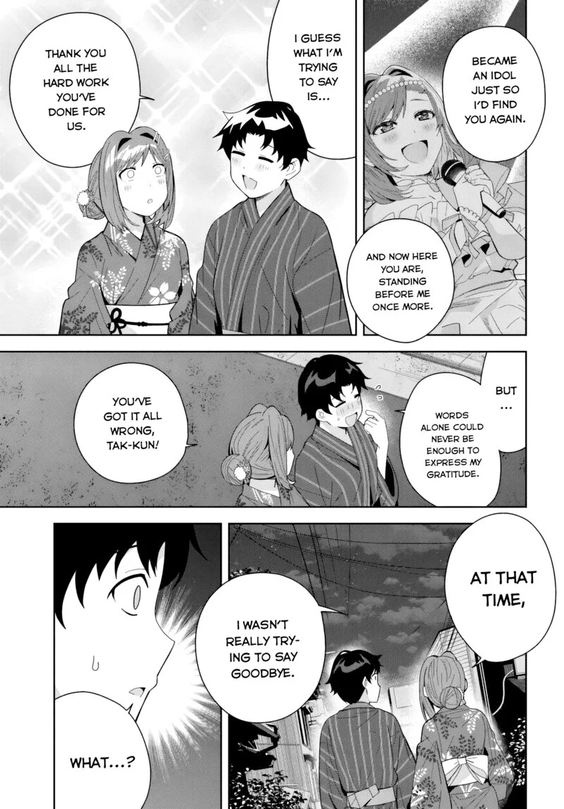 Classmate no Moto Idol ga, Tonikaku Kyodou Fushin Nan desu Chapter 23 page 28
