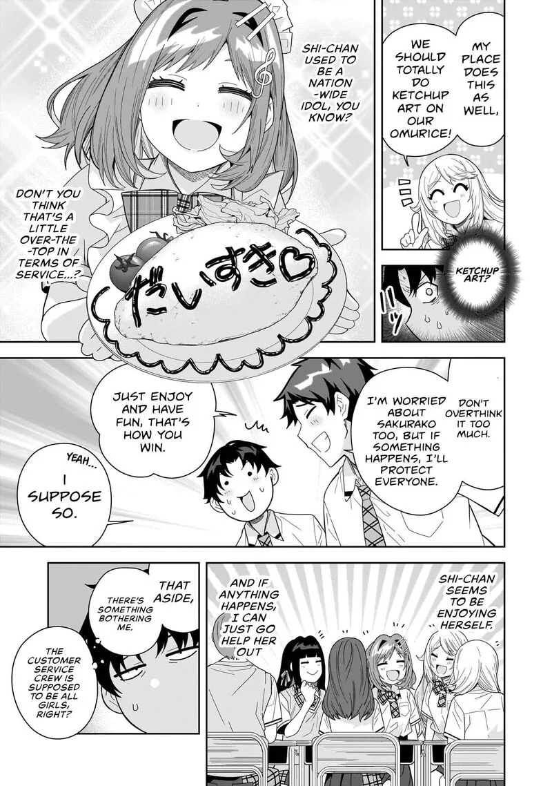 Classmate no Moto Idol ga, Tonikaku Kyodou Fushin Nan desu Chapter 25 page 19