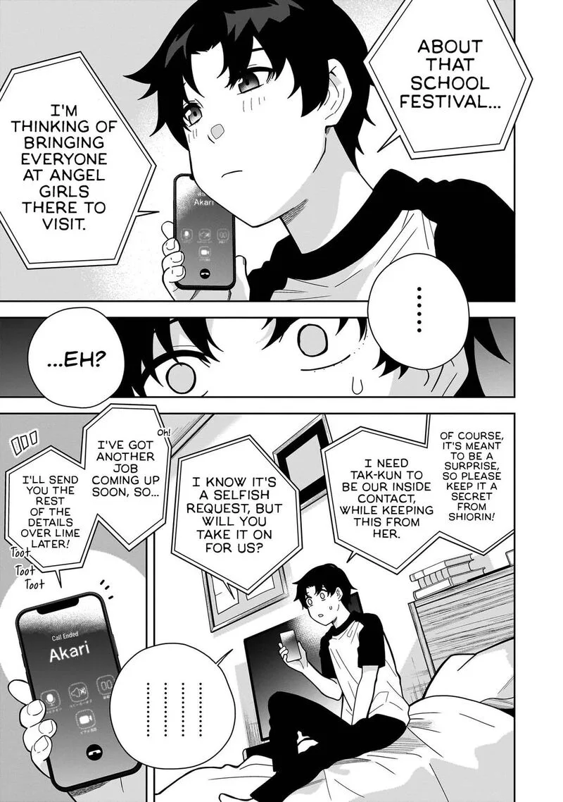 Classmate no Moto Idol ga, Tonikaku Kyodou Fushin Nan desu Chapter 28 page 9