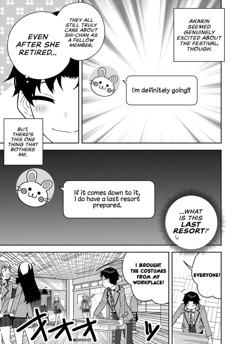 Classmate no Moto Idol ga, Tonikaku Kyodou Fushin Nan desu Chapter 28 page 11