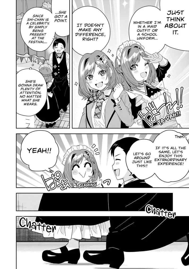 Classmate no Moto Idol ga, Tonikaku Kyodou Fushin Nan desu Chapter 30 page 14