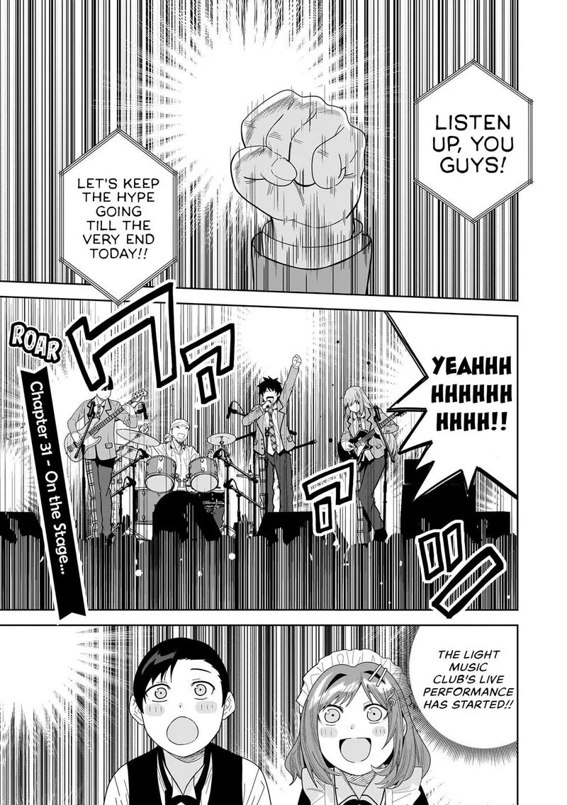 Classmate no Moto Idol ga, Tonikaku Kyodou Fushin Nan desu Chapter 31 page 1