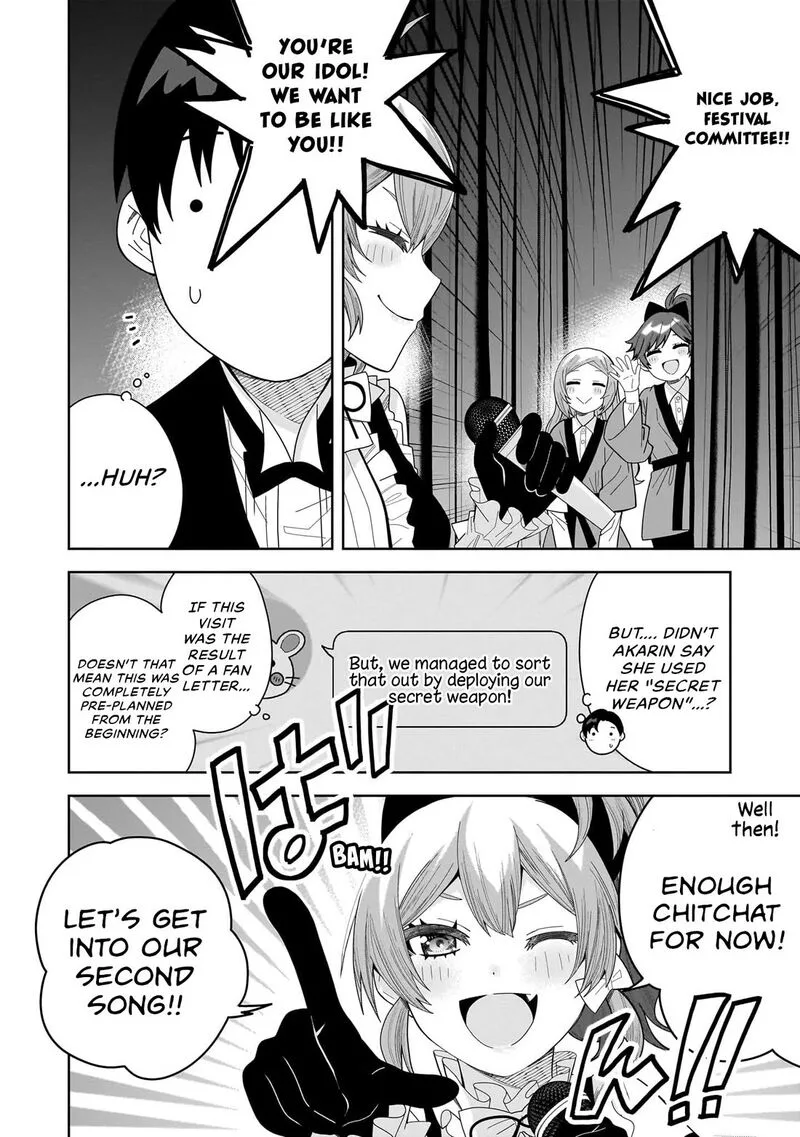 Classmate no Moto Idol ga, Tonikaku Kyodou Fushin Nan desu Chapter 31 page 15