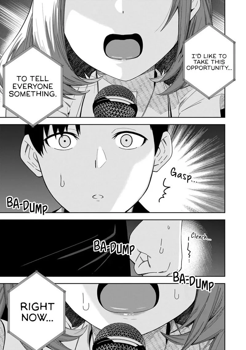 Classmate no Moto Idol ga, Tonikaku Kyodou Fushin Nan desu Chapter 31 page 34
