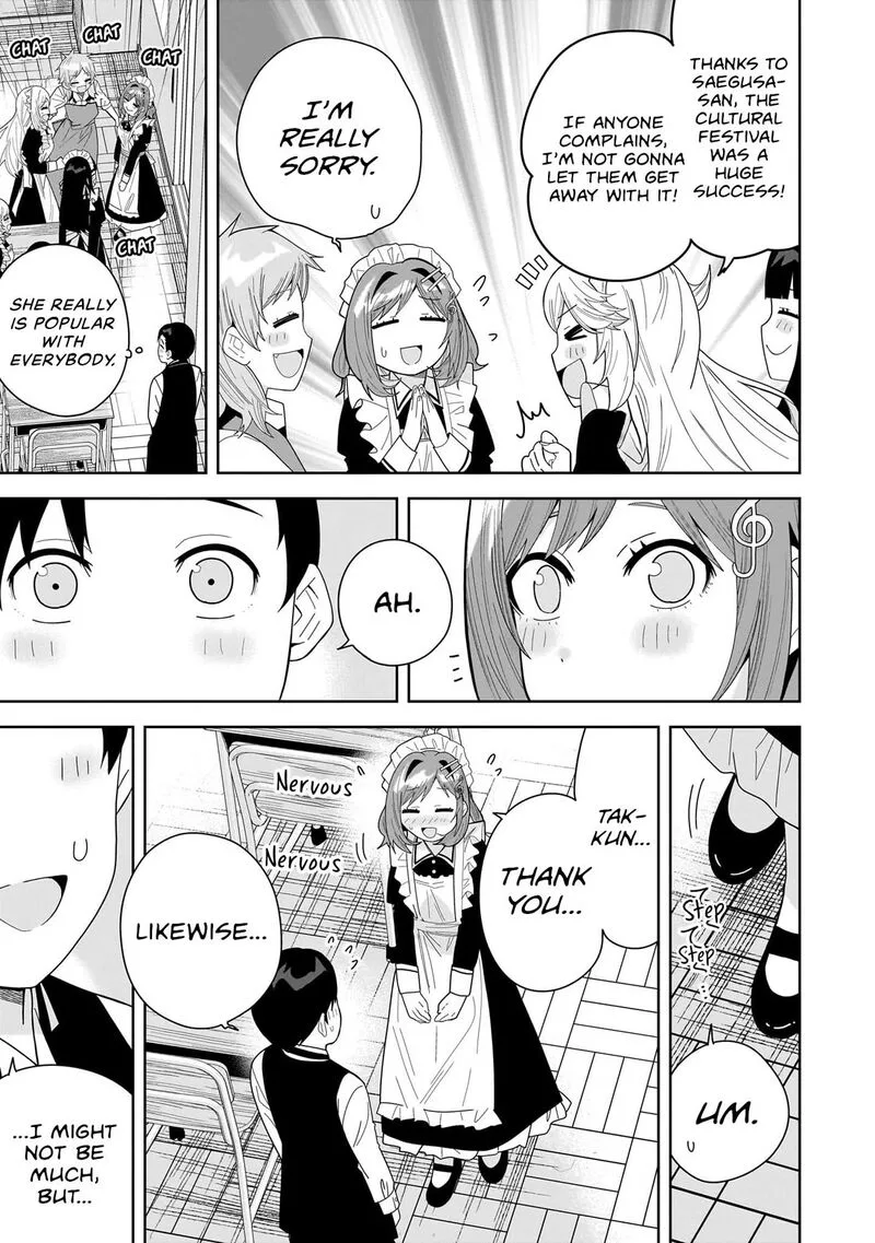 Classmate no Moto Idol ga, Tonikaku Kyodou Fushin Nan desu Chapter 32 page 13