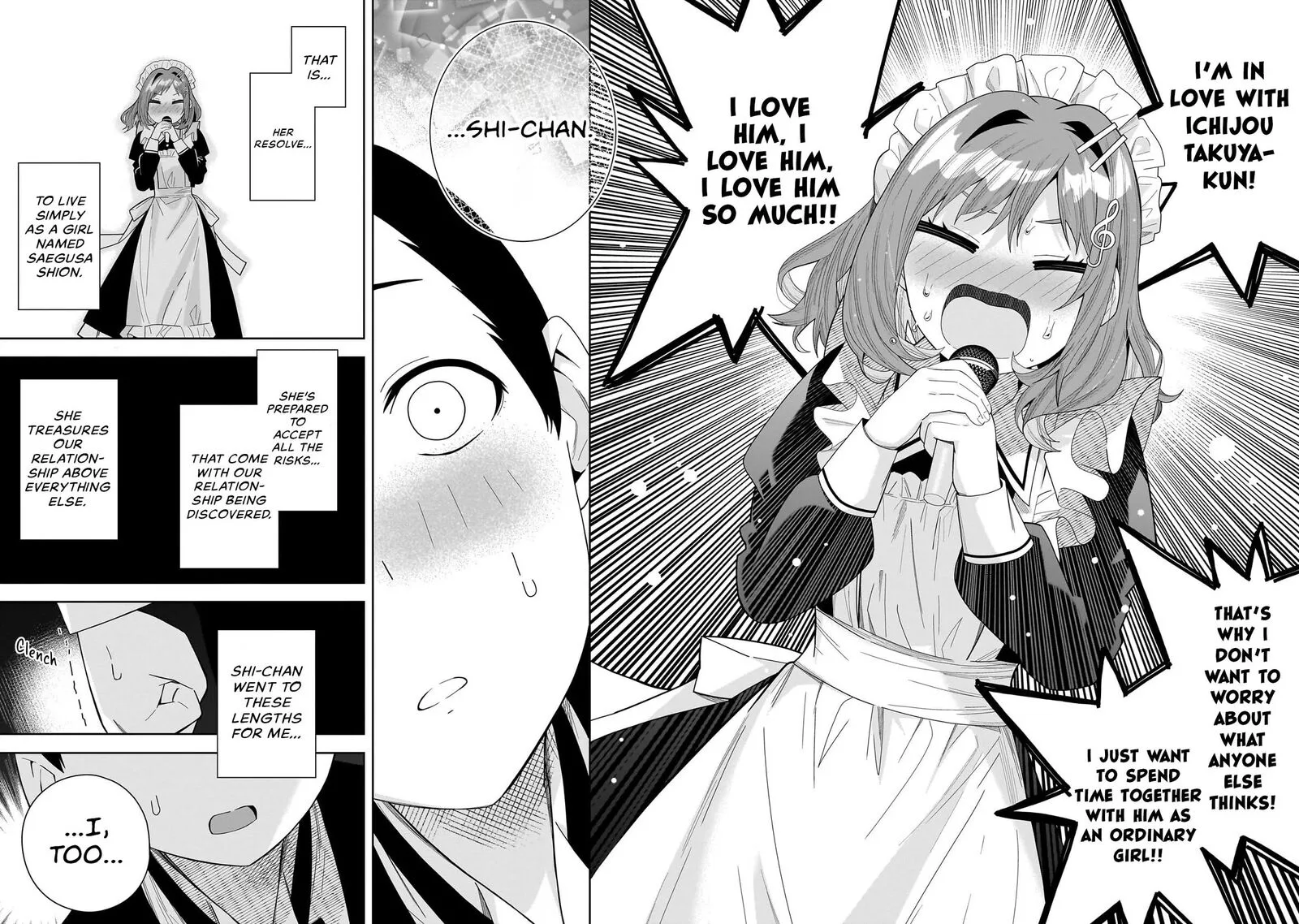Classmate no Moto Idol ga, Tonikaku Kyodou Fushin Nan desu Chapter 32 page 2