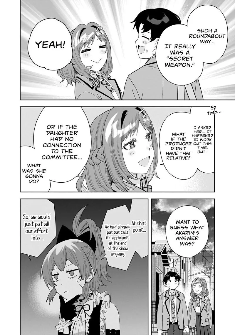 Classmate no Moto Idol ga, Tonikaku Kyodou Fushin Nan desu Chapter 32 page 21