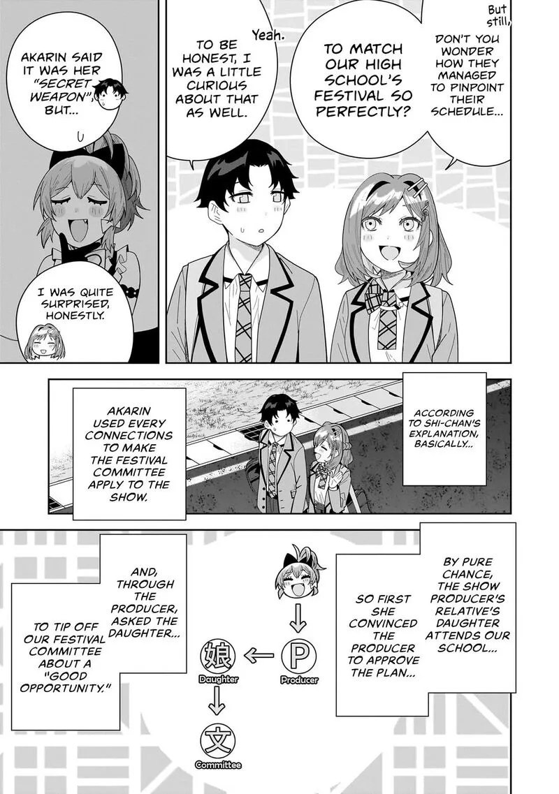 Classmate no Moto Idol ga, Tonikaku Kyodou Fushin Nan desu Chapter 32 page 20