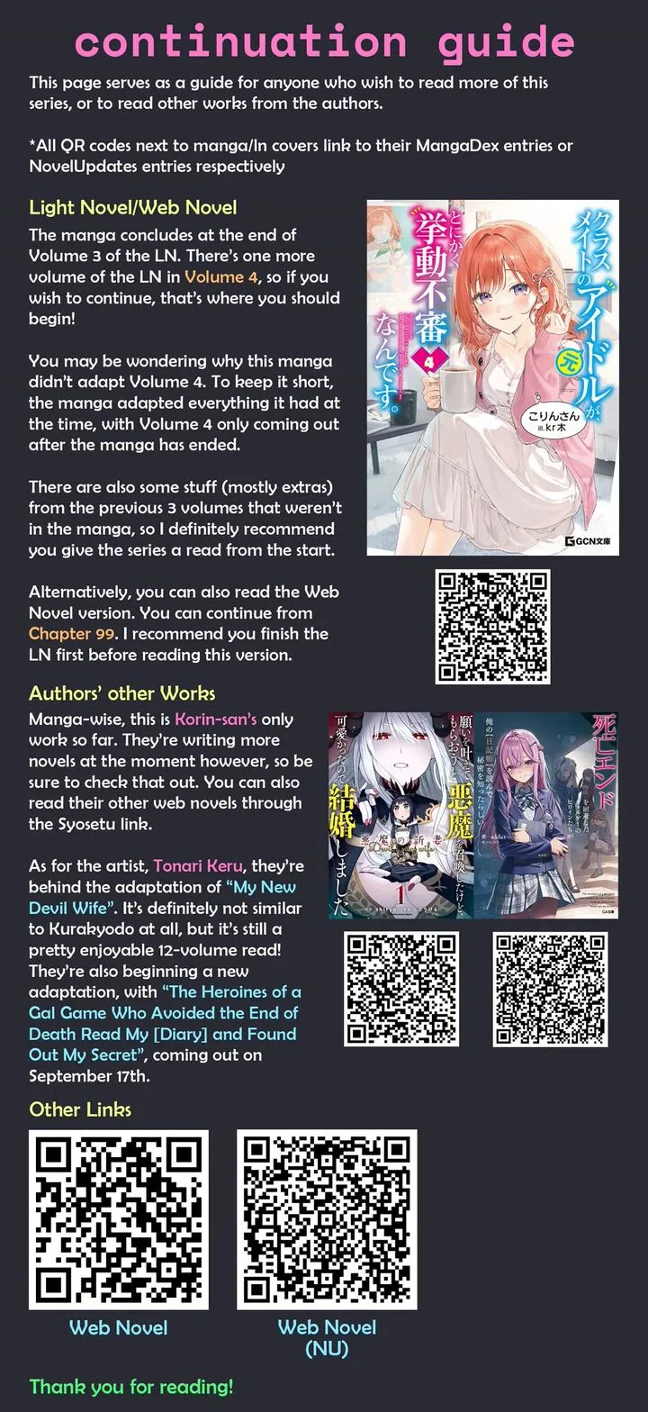 Classmate no Moto Idol ga, Tonikaku Kyodou Fushin Nan desu Chapter 32 page 28