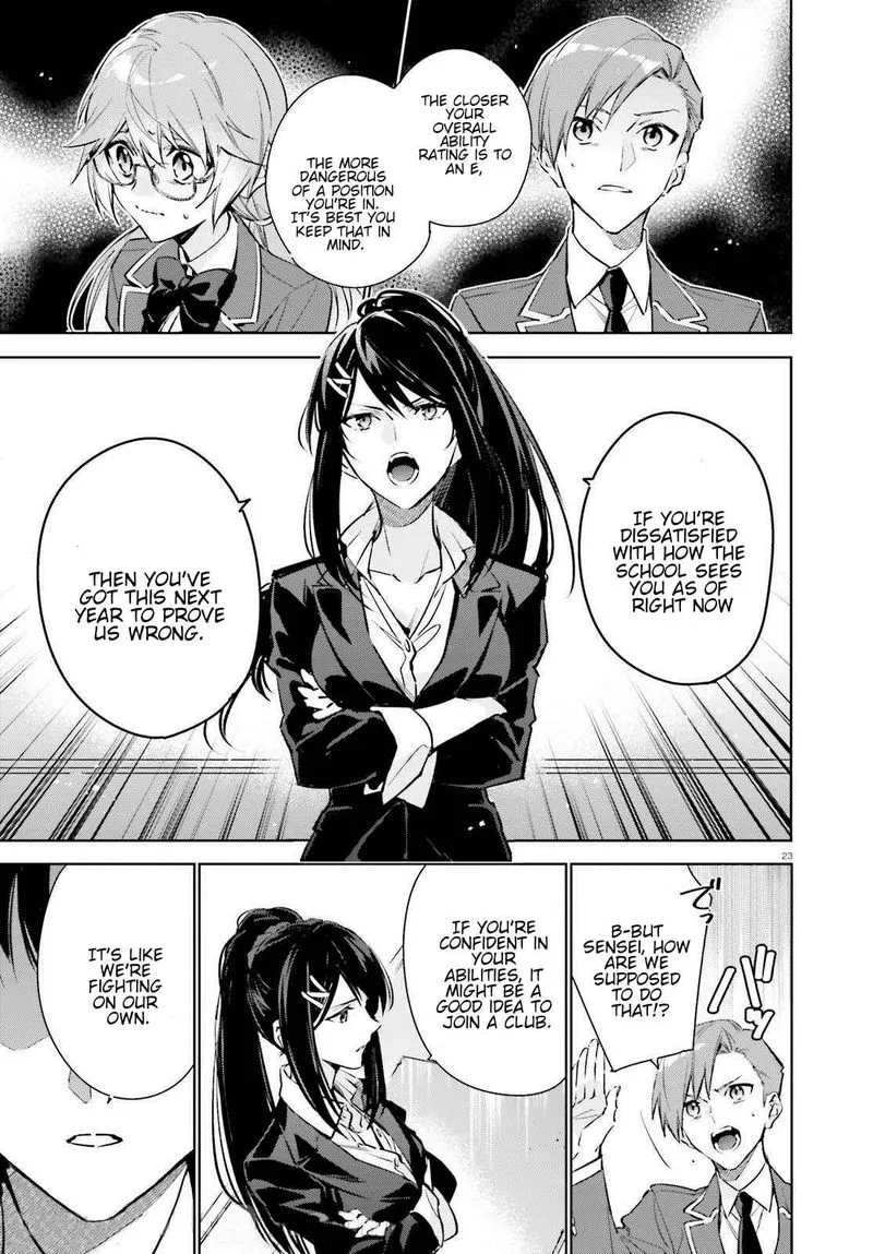 Classroom of the Elite - 2nd Year Chapter 1 page 22