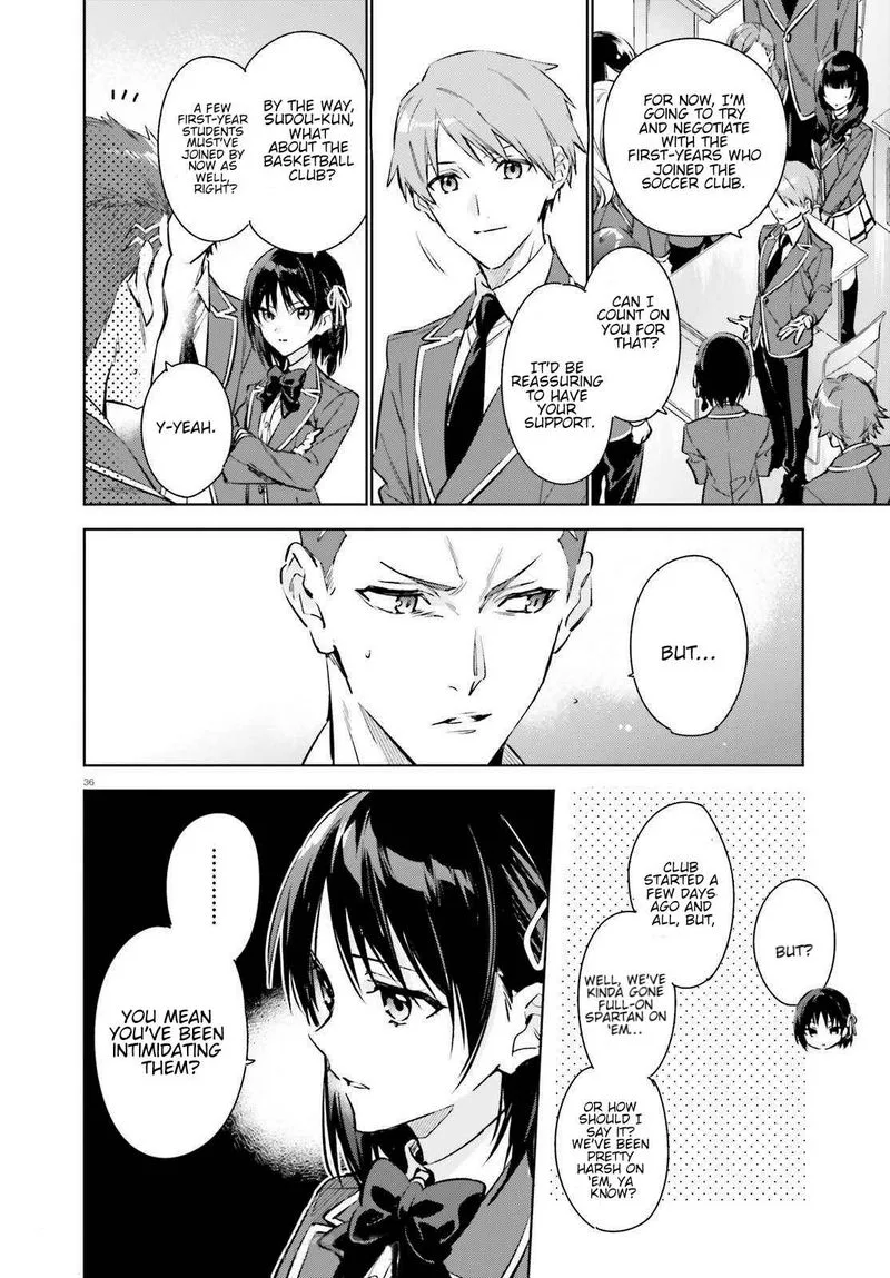 Classroom of the Elite - 2nd Year Chapter 1 page 35