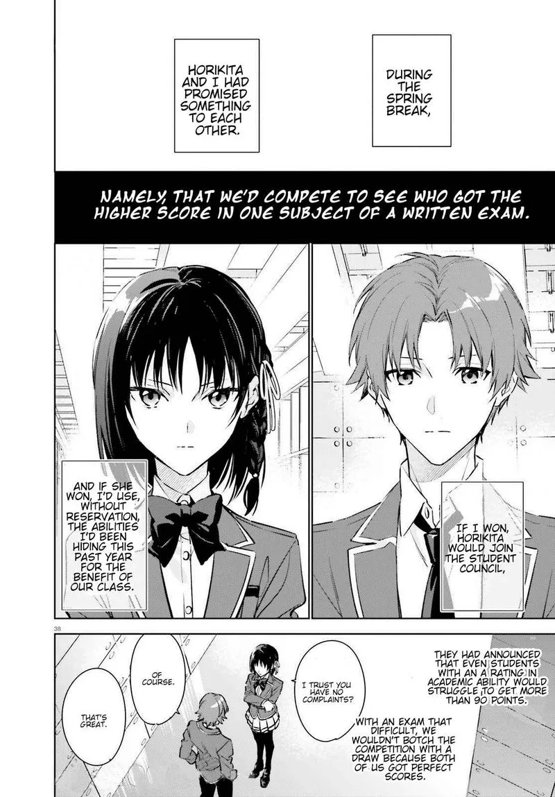 Classroom of the Elite - 2nd Year Chapter 1 page 37