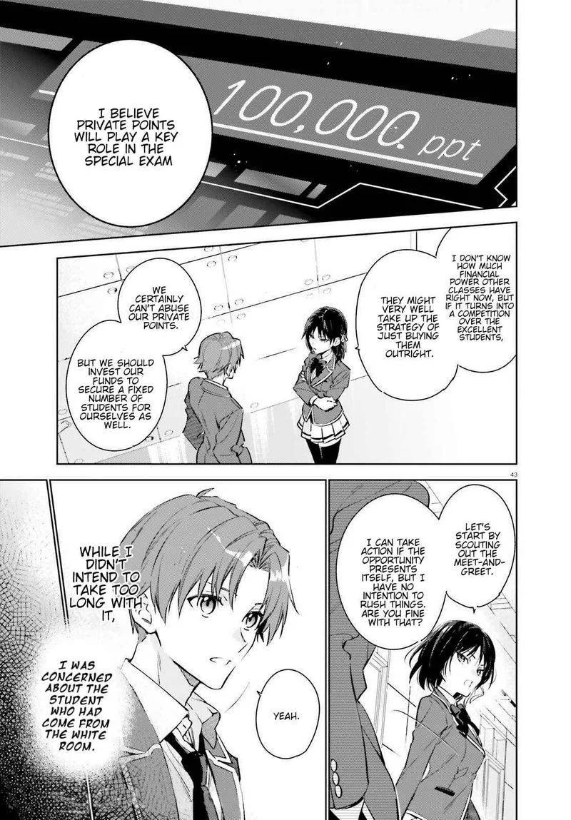 Classroom of the Elite - 2nd Year Chapter 1 page 42