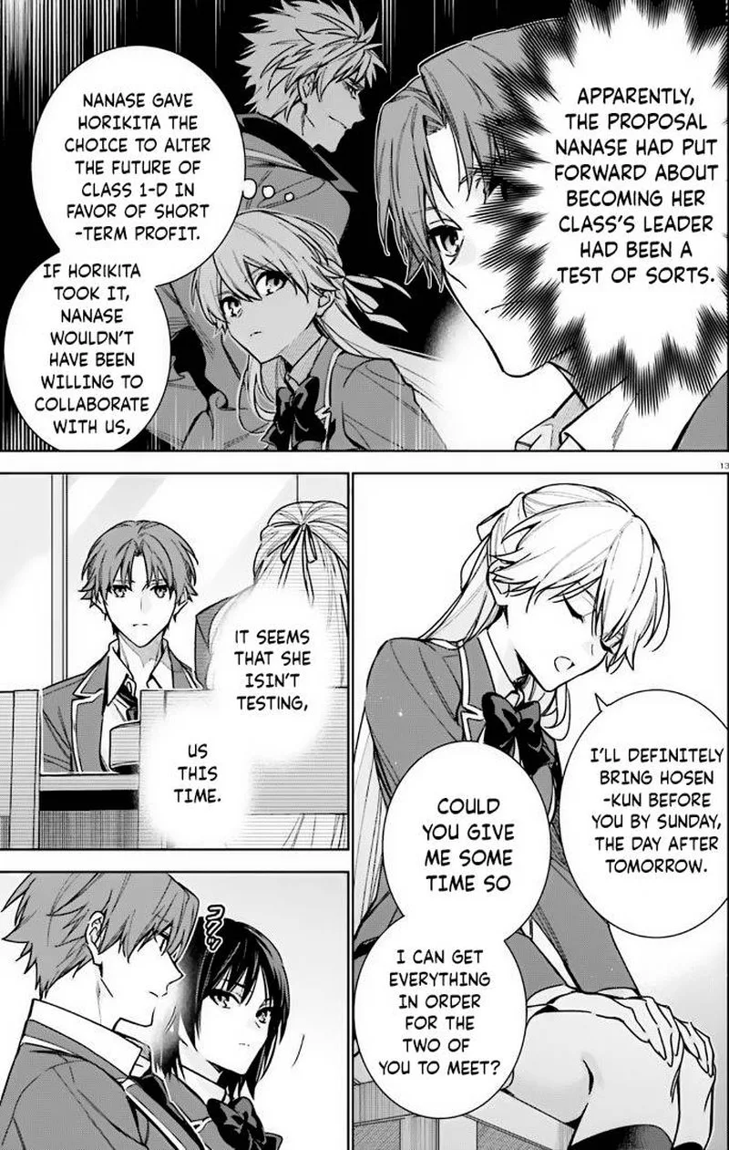Classroom of the Elite - 2nd Year Chapter 11 page 13