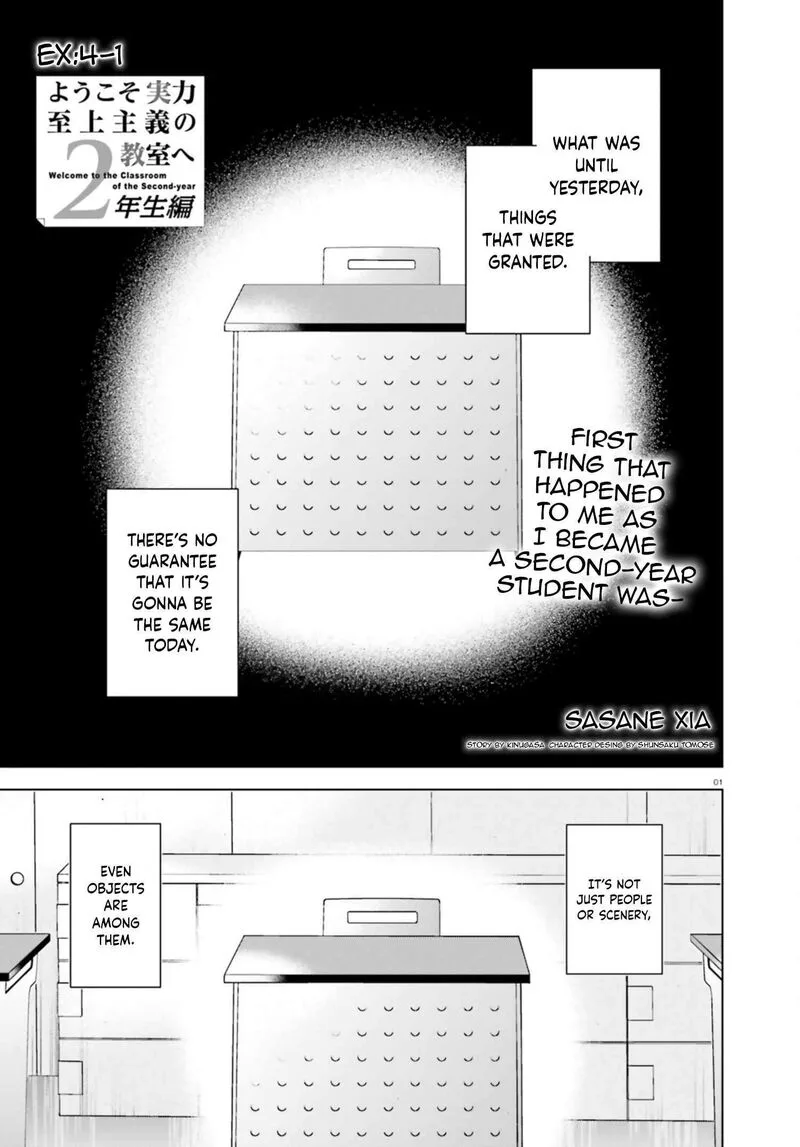 Classroom of the Elite - 2nd Year Chapter 19.5 page 1