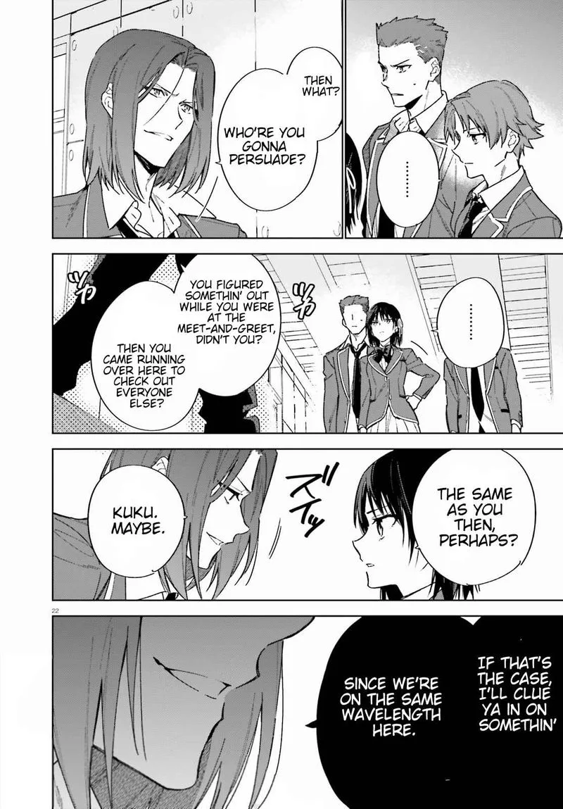 Classroom of the Elite - 2nd Year Chapter 2 page 22