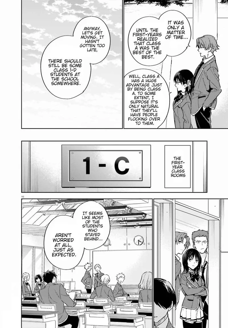 Classroom of the Elite - 2nd Year Chapter 2 page 16