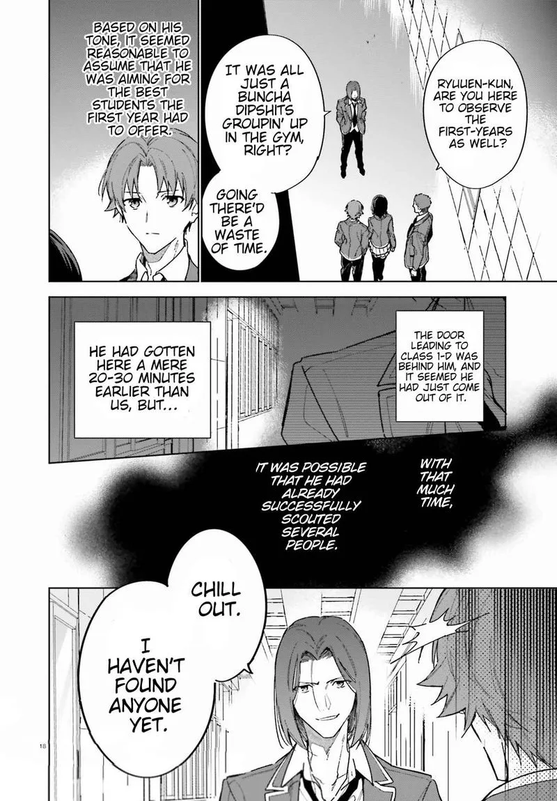 Classroom of the Elite - 2nd Year Chapter 2 page 18