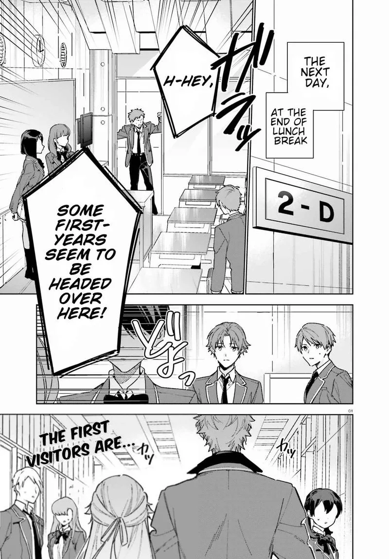 Classroom of the Elite - 2nd Year Chapter 3 page 1