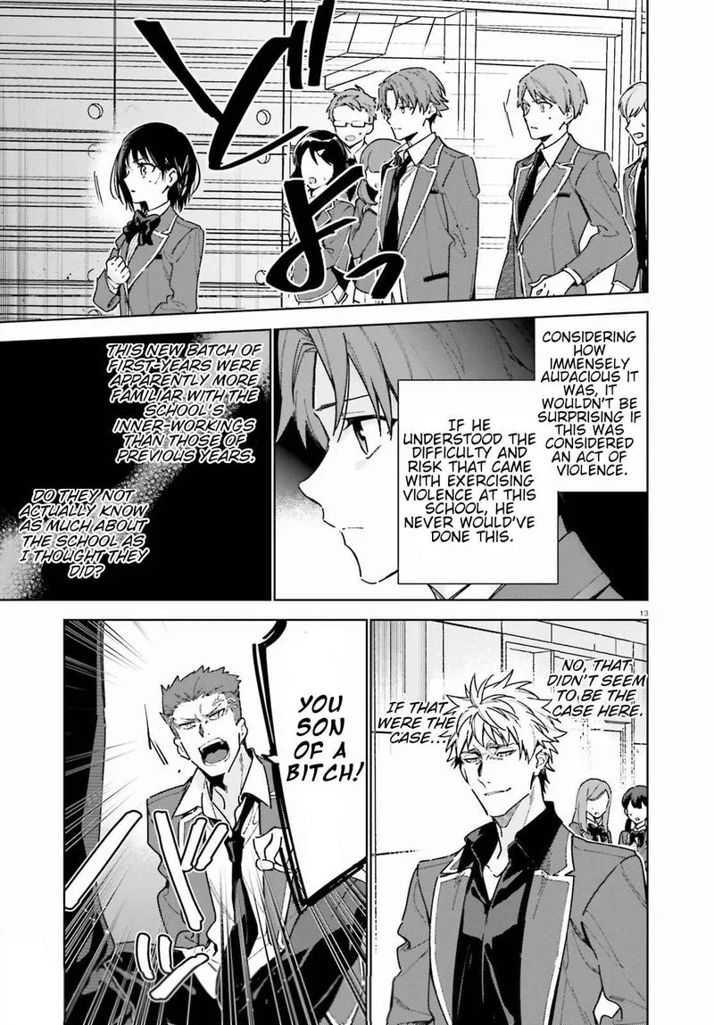 Classroom of the Elite - 2nd Year Chapter 3 page 13