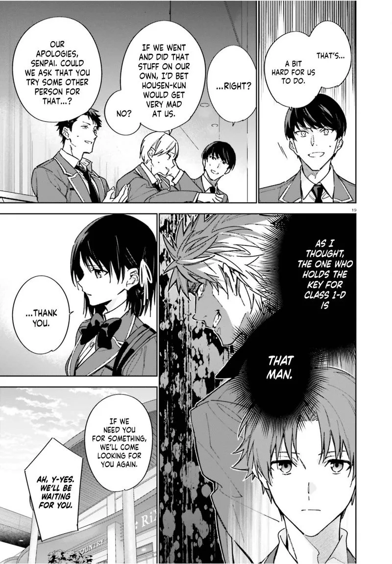 Classroom of the Elite - 2nd Year Chapter 4 page 19