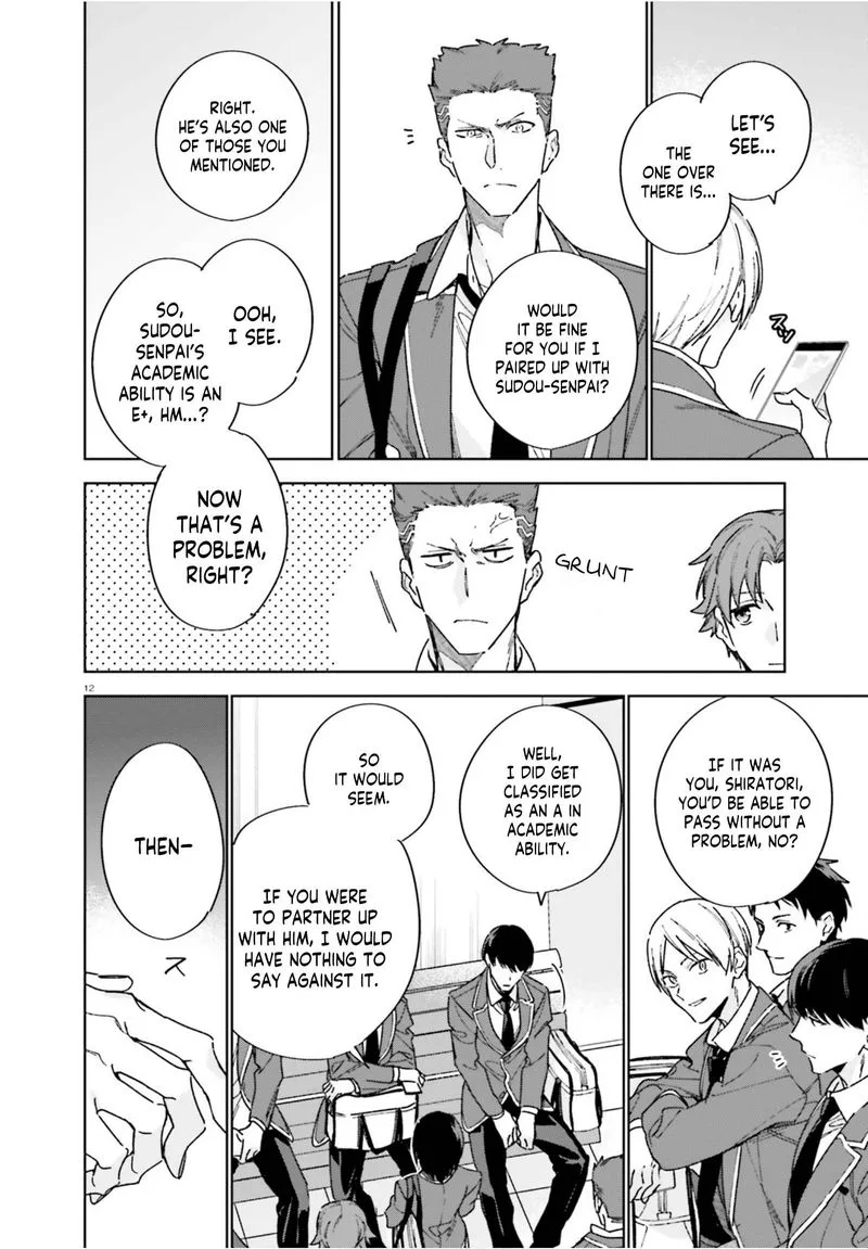 Classroom of the Elite - 2nd Year Chapter 4 page 12