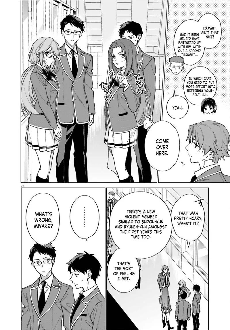 Classroom of the Elite - 2nd Year Chapter 4 page 4